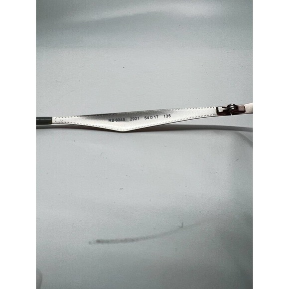 Ray-Ban RB 6345 2921 Eyeglasses Frames Orange Cat Eye Half Rim 54-17-135 H8574 - Picture 6 of 8